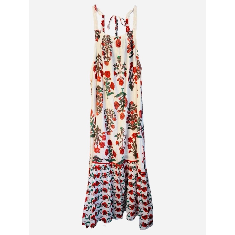 Ro's Garden Womens Size XL‎ Theodore Red and White Maxi Dress